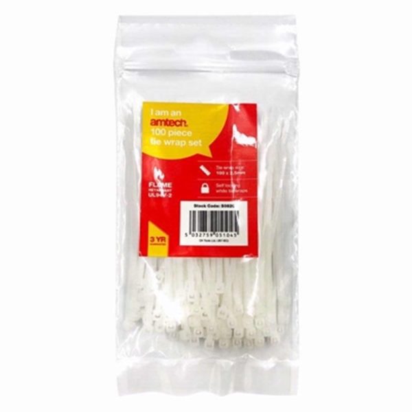 AMTECH CABLE TIES 100X2.5MM