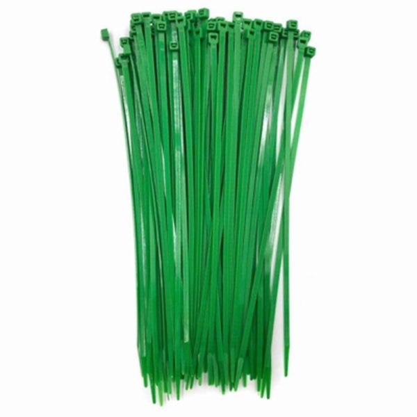 AMTECH CABLE TIES 300X4.8MM GREEN