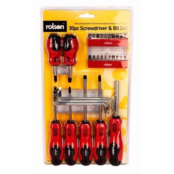 ROLSON SCRWEDRIVER SET 30PCE