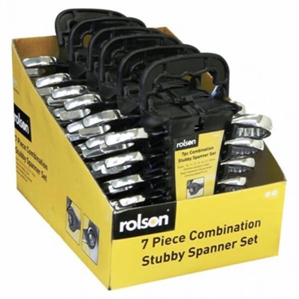 ROLSON SPANNER STUBBY SET 7PCE