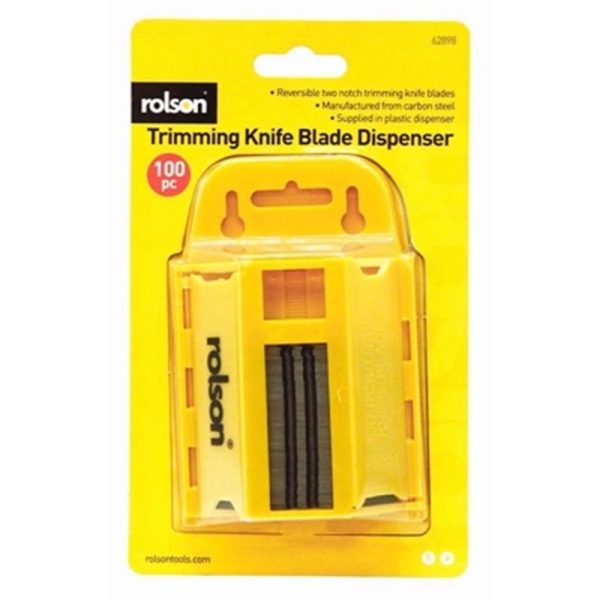 ROLSON TRIMMING KNIFE BLADES 100PCE