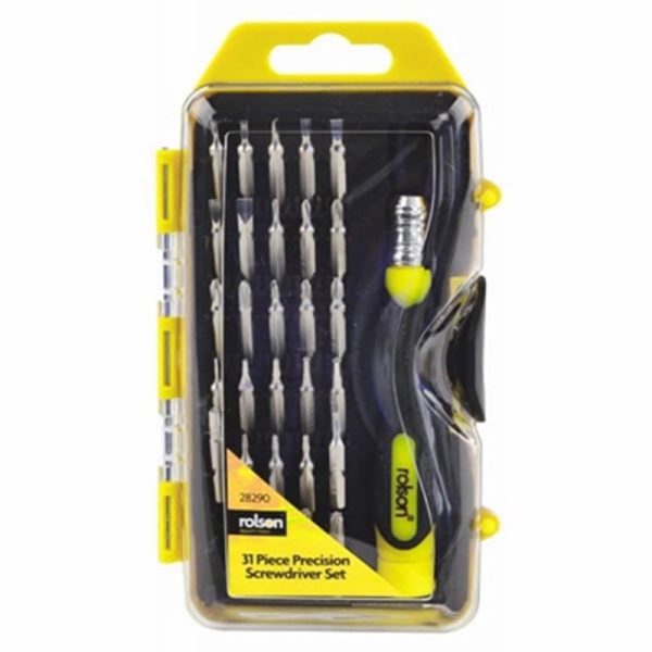 ROLSON PRECISION SCREWDRIVER SET 31PCE