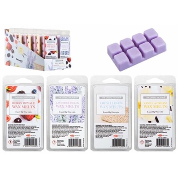 CANDLE WAX 8 MELTS ASS FRAGRANCE