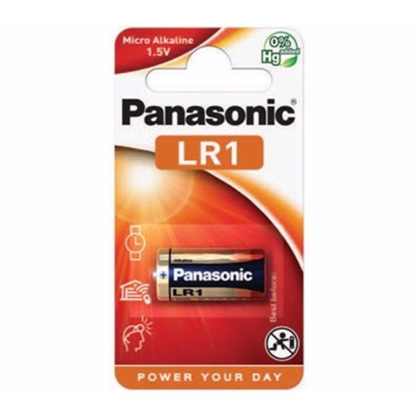 PANASONIC BATTERIES LR1 PACK OF 10