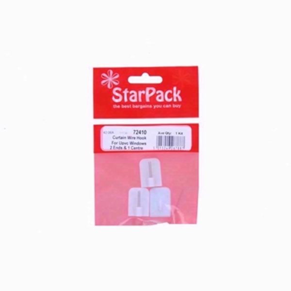 STARPACK CURTAIN WIRE HOOK FOR UPVC