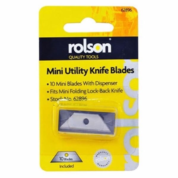 ROLSON UTILITY MINI KNIFE BLADES 10PCE