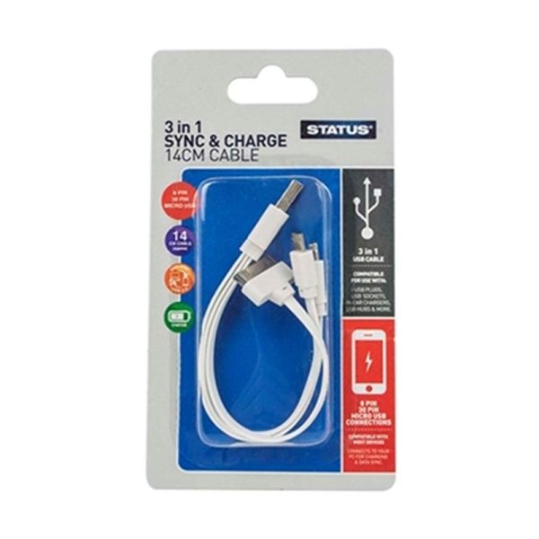 STATUS MULTI LEAD C CABLE WHT