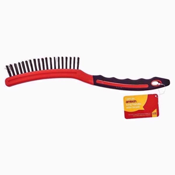 AMTECH WIRE BRUSH LONG HANDLE