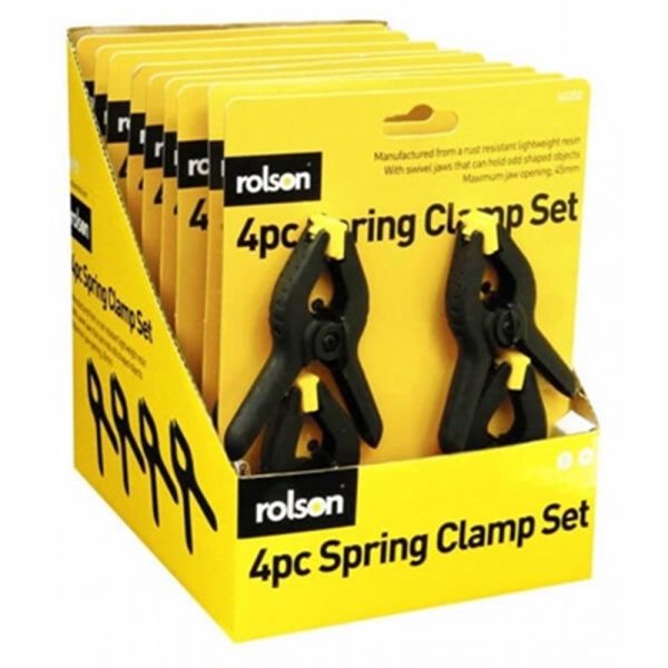 ROLSON MICRO SPRING CLAMP SET 4PCE