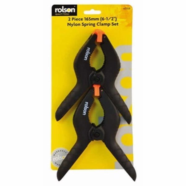 ROLSON PLASTIC SPRING CLIPS 6INCH 2PCE