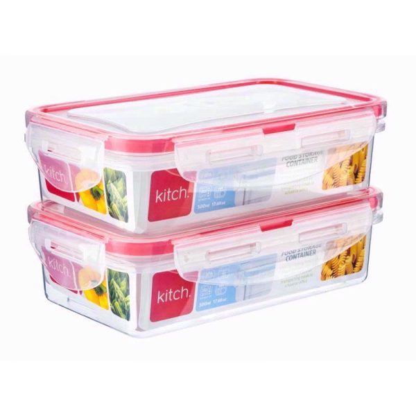 KITCH 2 RECTANGULAR CONTAINERS