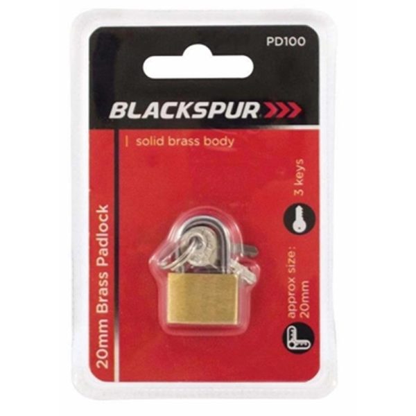 BLACKSPUR 20MM PADLOCK