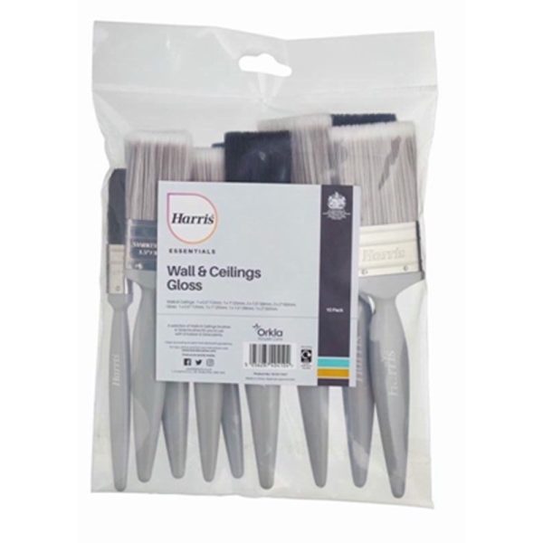 HARRIS PAINT BRUSH PACK OF 10