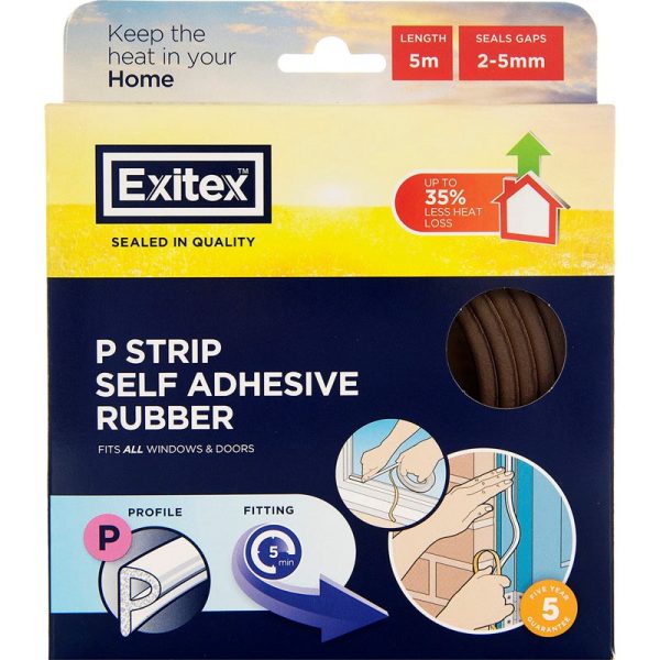 EXITEX P STRIP 5M BROWN