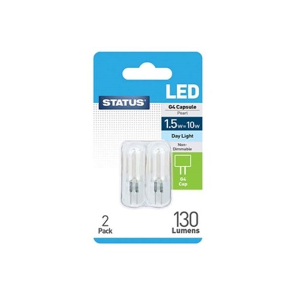 STATUS LED 10W G4 DAY LIGHT PACK OF 2