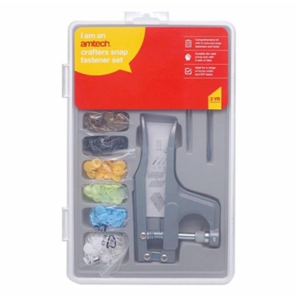 AMTECH CRAFTERS SNAP FASTENER SET