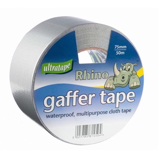 ULTRATAPE SILVER GAFFA TAPE 75MMX50M