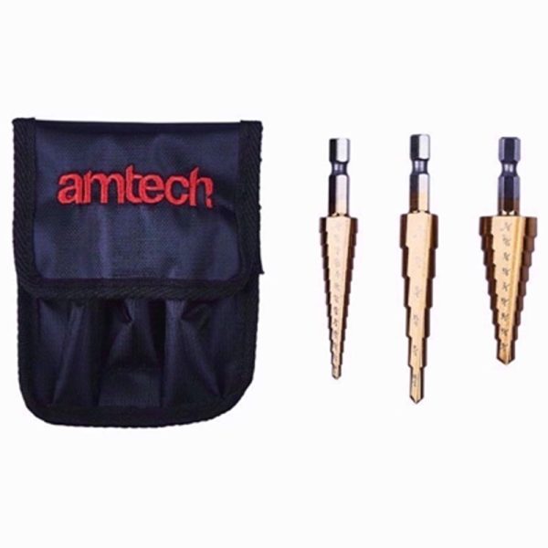 AMTECH DRILL STEP 3PC