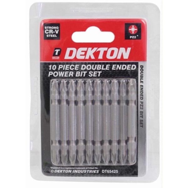 DEKTON DOUBLE ENDED POWER BITS 10PC