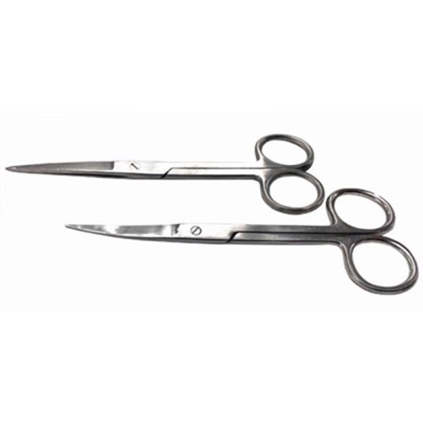 ROLSON SCISSORS STRAIGHT&CURVED SET 140MM