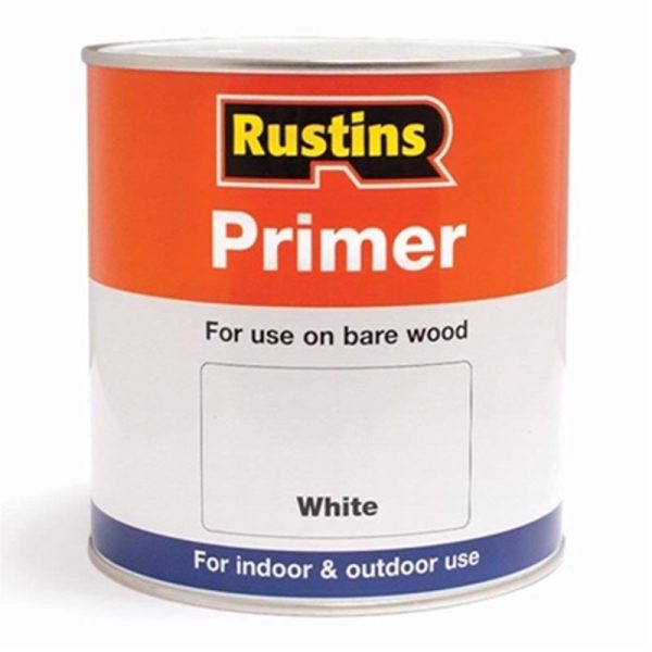 RUSTINS WHITE PRIMER 250ML