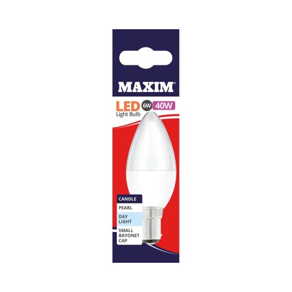 MAXIM LED CANDLE SBC 40W D/L PACK OF 10