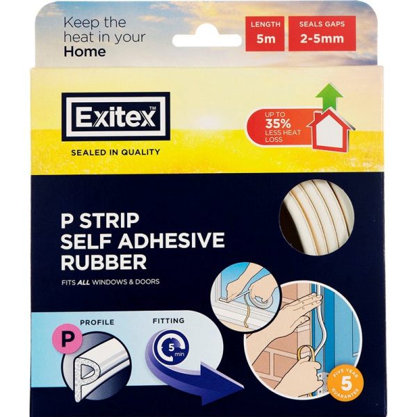 EXITEX P STRIP 5M WHITE