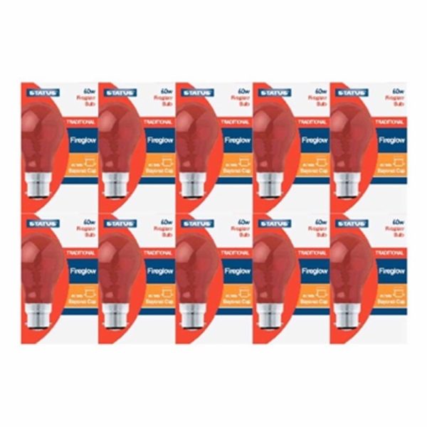 STATUS FIREGLOW BULBS PACK OF 10