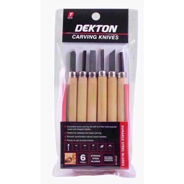 DEKTON CARVING KNIVES 6PC