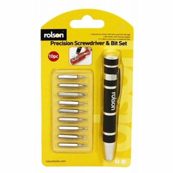 ROLSON PRECISION SCREWDRIVER SET 9 IN 1