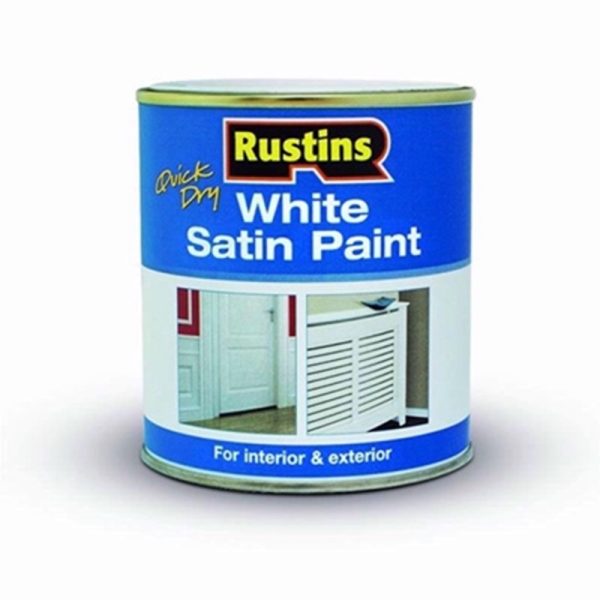 RUSTINS WHITE SATIN 250ML