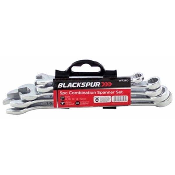 BLACKSPUR 5PCE COMB SPANNER SET