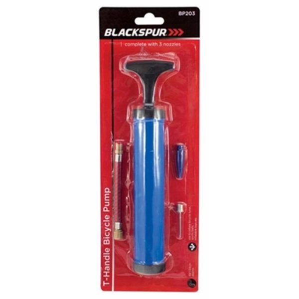 BLACKSPUR BIKE T HANDLE PUMP BOTH