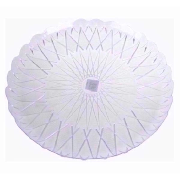 EURO CLEAR ROUND PLASTIC TRAY 27CM