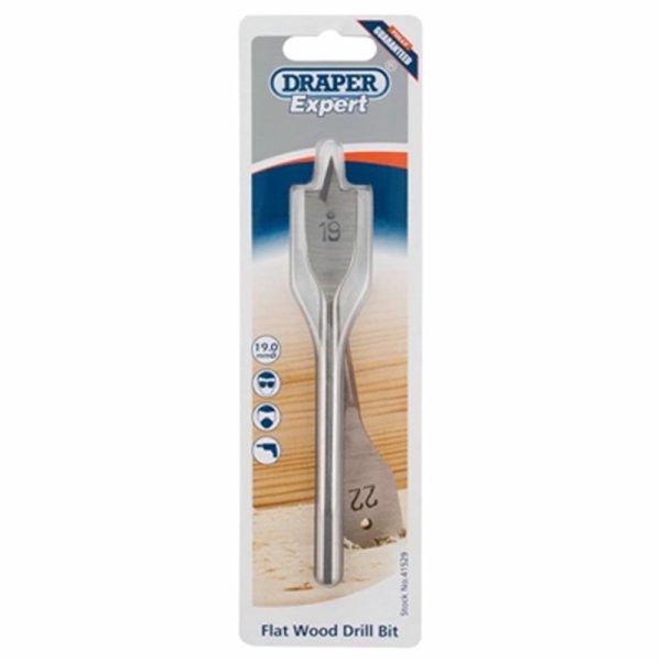 DRAPER WOOD BIT FLAT 19.0MM