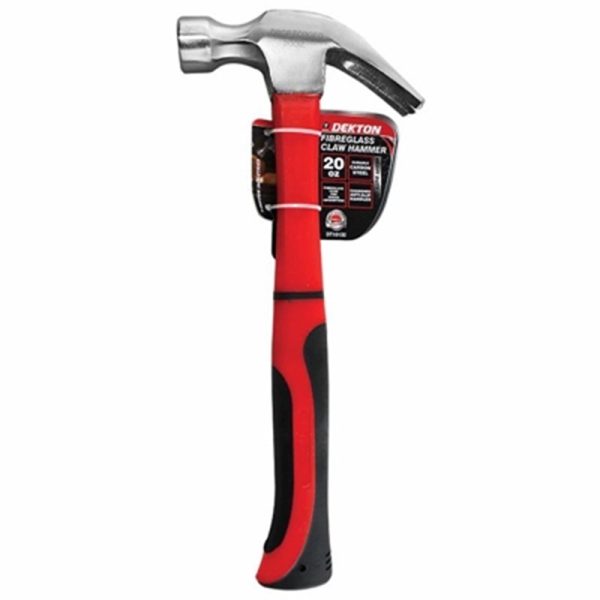 DEKTON FIBREGLASS CLAW HAMMER 20OZ