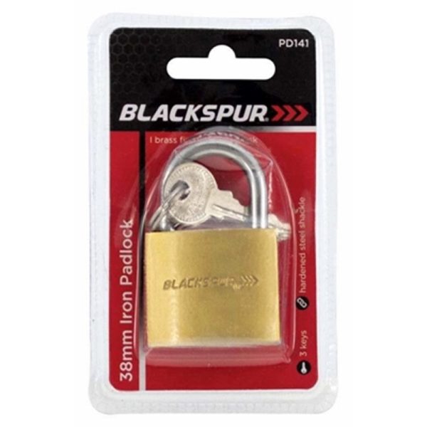 BLACKSPUR 38MM PADLOCK