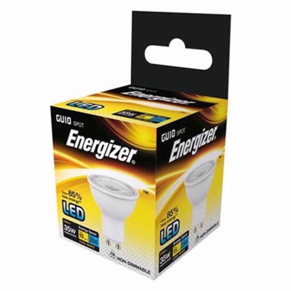 ENERGIZER LED GU10 3.6W C/W BULB EACH