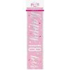 HAPPY 18TH BIRTHDAY BANNER PINK