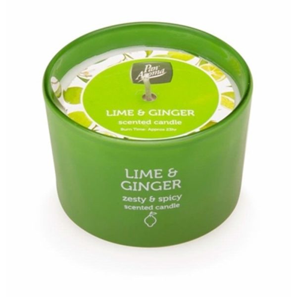 PAN AROMA CANDLE 85G LIME GINGER