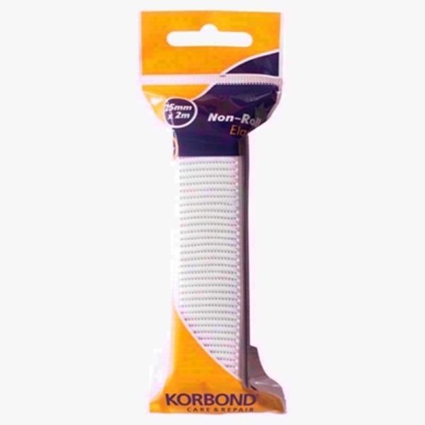 KORBOND ELASTIC NON-ROLL 25MM X 2M