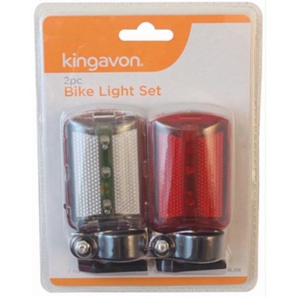 KINGAVON 2PCE BIKE LIGHT BL108