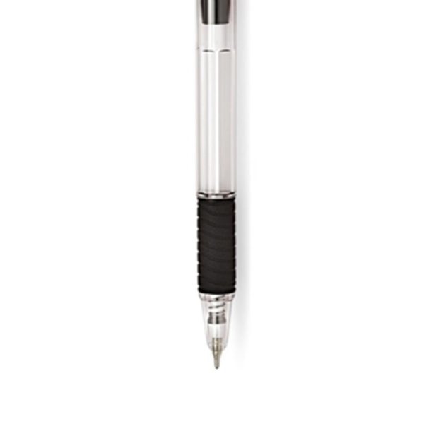 RETRACTABLE BALLPOINT PENS BLACK PACK OF 6