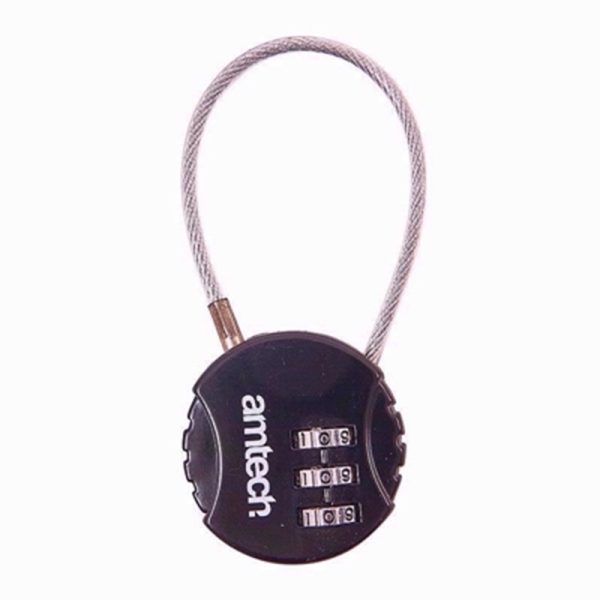 AMTECH COMBINATION CABLE LOCK