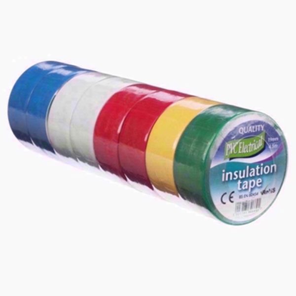 ULTRATAPE 8 ROLLS ASSORTED PVC TAPE