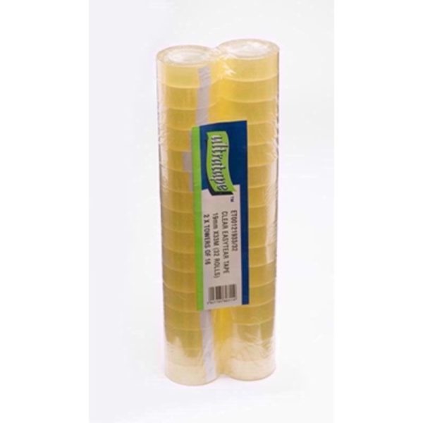 ULTRATAPE CLEAR 19M X 33M PACK OF 32