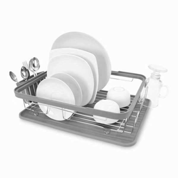 DISH DRAINER SHRINK WRAP GREY