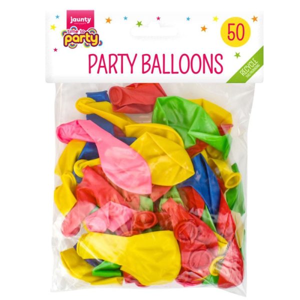 TIME TO PARTY BALLONS ASSORTED