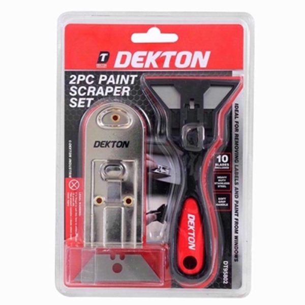 DEKTON PAINT SCRAPER SET 2PC