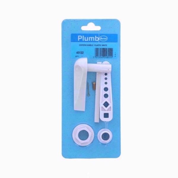 PLUMB BEST CISTERN HANDLE PLASTIC WHITE 45122